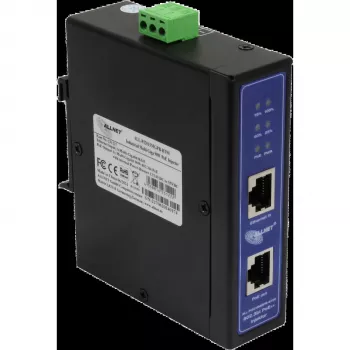 PoE-süstik ALLNET ALL-PI2015MGPB-B Power-Booster 90W — tööstuslik MultiGigabit PoE++ süstik
