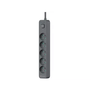 Pikendusjuhe TRACER TRALIS47023 — 1,8 m kaabel, 5 pistikupesa