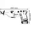 Bosch 0 601 64J 000 kolbsaag 2700 spm Must, Sinine, Punane, Hõbedane