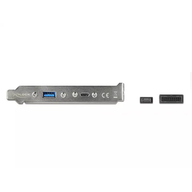Slotklamber DeLOCK 89934 1 x USB USB-C ja 1 x USB Type-A pordiga