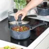 Kastrulikomplekt Russell Hobbs Nightfall Stone 3-osaline 16/18/20 cm mittenakkuva kattega