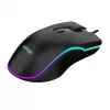 Juhtmega soojendusega mängurihiir ActiveJet AMY-W390 — mõlemakäeline, optiline 2000 DPI, USB Type-A, 4 nuppu, must