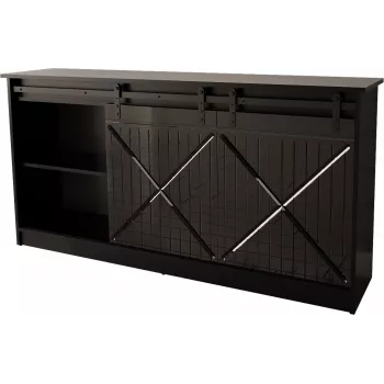 kummut 160x80x35 GRANERO must/must läikiv