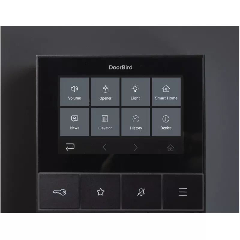 IP-videosisetelefon DoorBird A1101 Must Edition — uksejaam IP-videovalvesüsteemidele (mudel A1101)