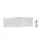 Klaviatuur CHERRY Stream Desktop Recharge hiir kaasas universaalne RF juhtmevaba QWERTZ saksa hall