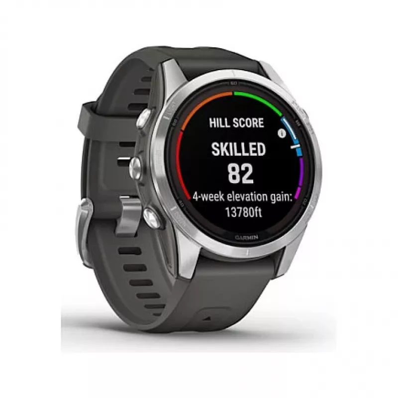 Garmin fēnix 7S Pro 3.05 cm (1.2) MIP 42 mm Digitaalne 240 x 240 pikslit Puutetundlik Hõbedane Wi-Fi GPS (satelliit)