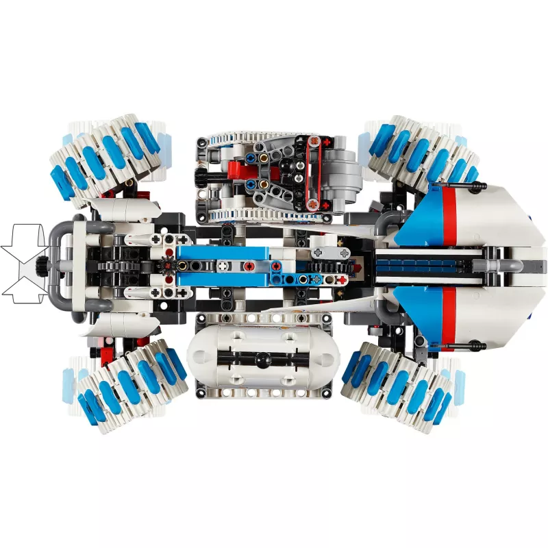 LEGO Technic 42211 Lunar Outpost Moon Rover – konstruktsioonimänguasi, 1082 tk, modulaarne ehitus, 130×310×190 mm