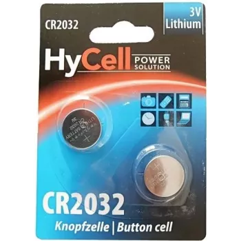 2-Pack Blister Ansmann HyCell Button Cell 3V Lithium CR 2032 (5020202) (5020202)
