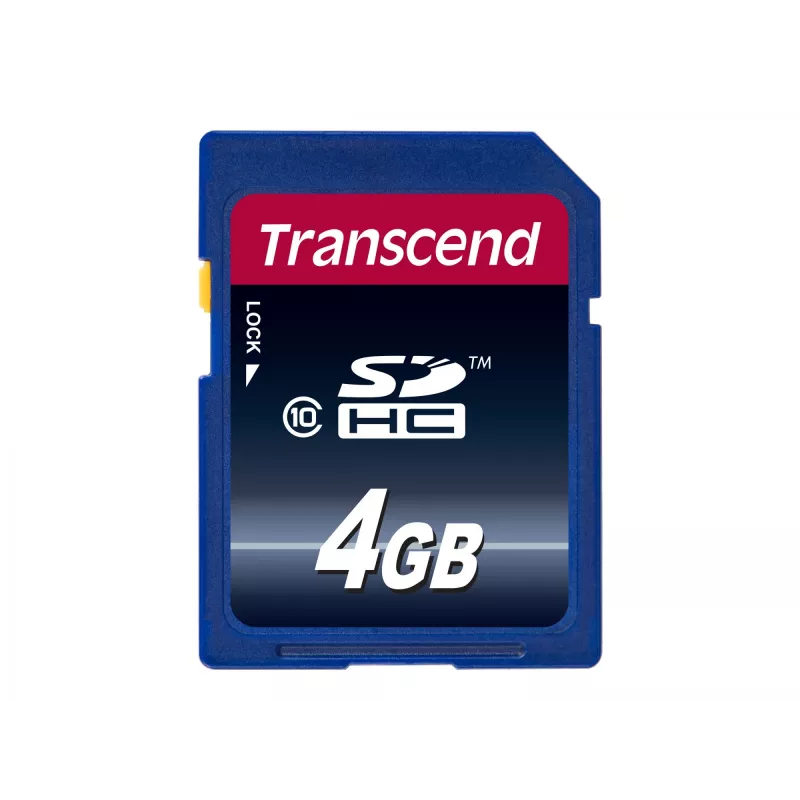 Flash Memory Transcend 4GB SDHC Class 10 TS4GSDHC10
