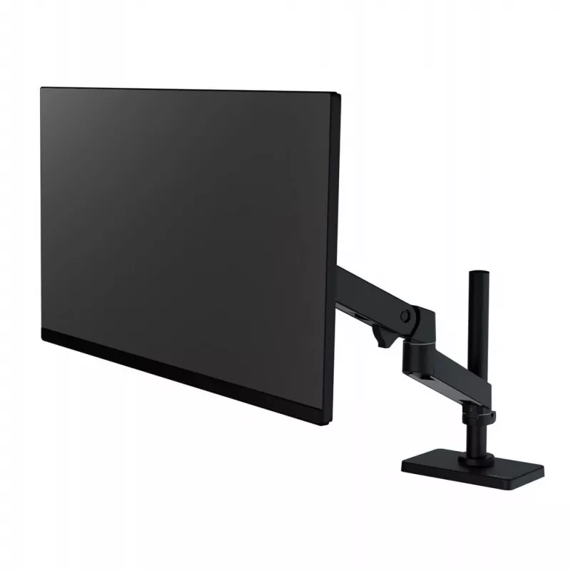 Ergotron LX Pro - Kinnituskomplekt (Monitori käsi) - LCD-ekraanile - läbiviigukinnitus, kõrge post - Alumiinium - Must - Ekraani suurus: kuni 86,4 cm (kuni 34 tolli) (45-709-292)