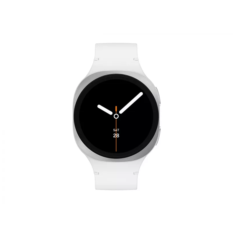 Samsung Galaxy Watch 8 3,3 cm (1,3 tolli) AMOLED 40 mm Digitaalne 438 x 438 pikslit Puuteekraan 4G Hõbe Wi-Fi GPS (satelliit)