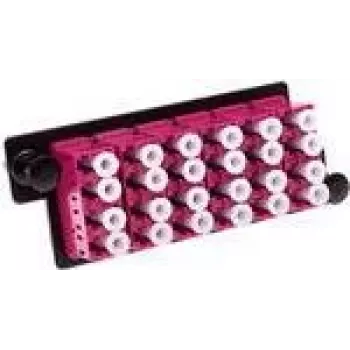 Adapteriplaat ACT FA2152 — 6×LC quad, 24-kiuline OM4 patch-paneeli adapter