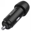 Autolaadija Unitek P1400A USB-C ja USB-A-ga, 38 W, Quick Charge 3.0, sisend 12–24 V, must