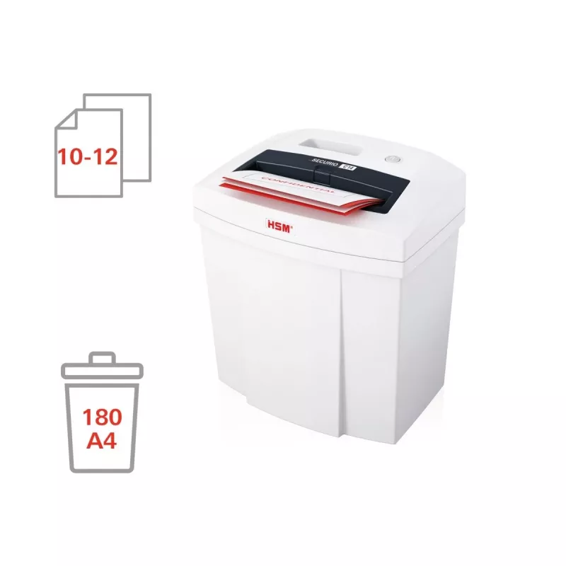 Paberipurustaja HSM SECURIO C14 ribapurustus 22,6 cm Valge