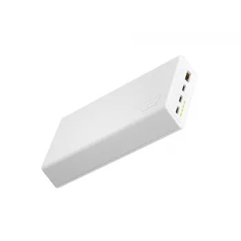 Green Cell Powerbank 20000mAh 22.5W Valge PowerPlay20s 3x USB-C PD QC 3.0