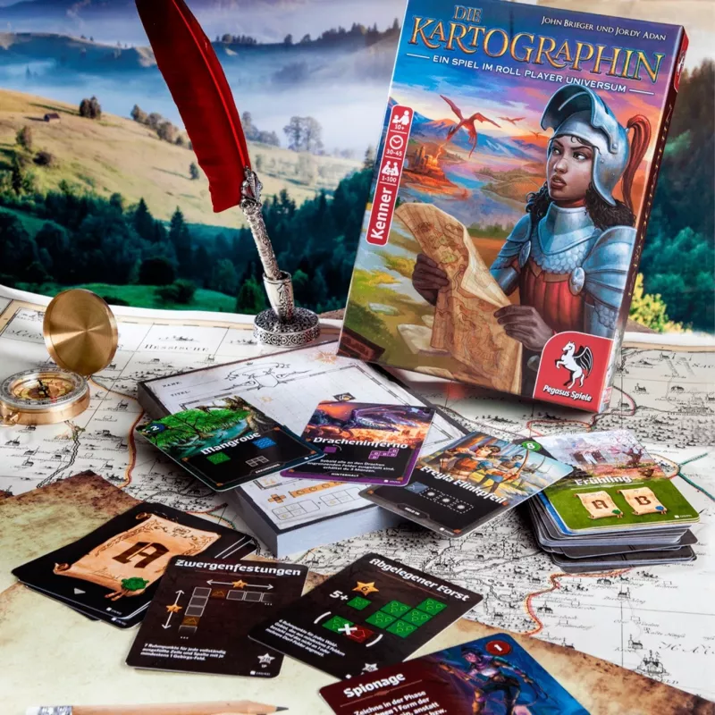 Pegasus Spiele Die Kartographin lauamäng