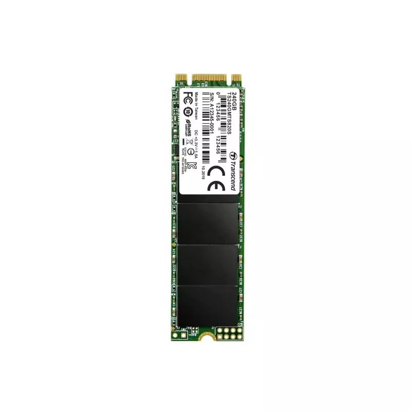 SSD-ketas Transcend 240 GB M.2 6 Gbit/s TS240GMTS820S