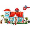 LEGO komplekt Disney 43268 rannamaja — modulaarne majaehitus, 834 tk, 5 minifiguuri, vanus 9+