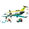 LEGO City päästelennuk 60465 – väike päästelennuki ehituskomplekt, 403 detaili, 4 minifiguuri, vanusele 6+
