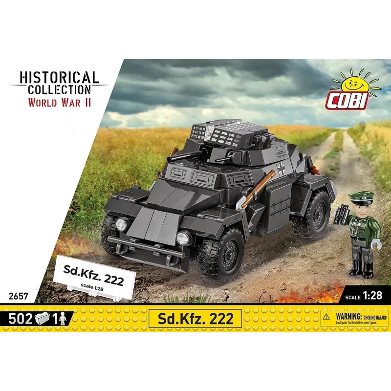 Cobi Blocks Sd.Kfz 222 mudelikomplekt COBI-2657 — 502 klotsi