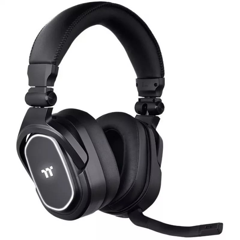Thermaltake ARGENT H5 RGB, juhtmevaba, mängimine, 20–40000 Hz, 412 g, kõrvaklapid, must