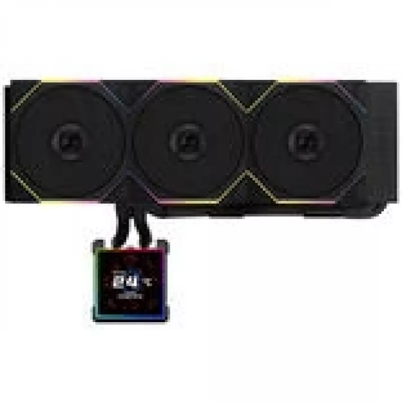AiO vedelikjahuti lian li HydroShift II LCD-S 360mm RGB ja LCD-ekraaniga