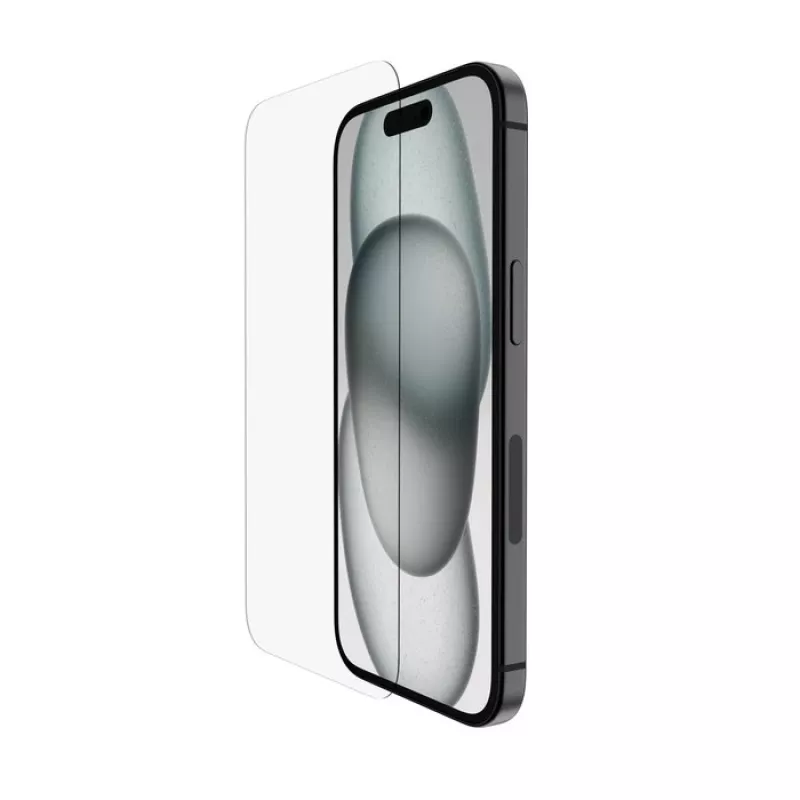 Ekraanikaitse Belkin ScreenForce iPhone 16 jaoks Löögi- ja Kriimustuskindel