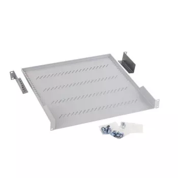 Triton 19-tolline madal profiilriiul 1U 450mm 40,0kg Must