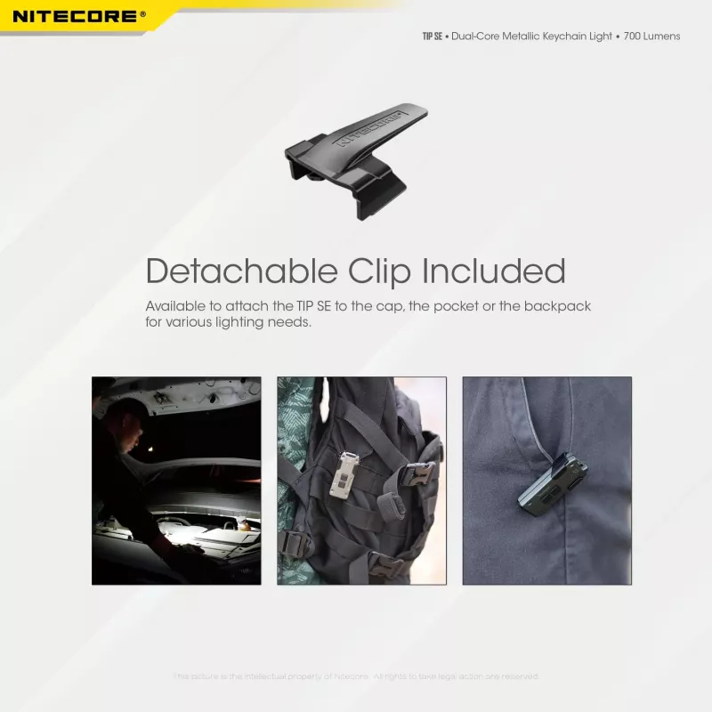 Nitecore TIP SE Must käsilamp LED
