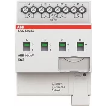 ABB Stotz S&J lülitusajam 4-kanaliline, 16A, C-Last SA/S4.16.5.2 (2CDG110266R0011)