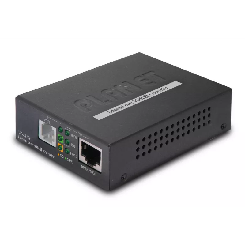 Planet VC-231G sild/repeater 1000 Mbit/s võrgusild must