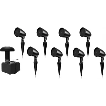 Subwoofer set Omnitronic GSUB-8 — 8× projektorkõlarit, must