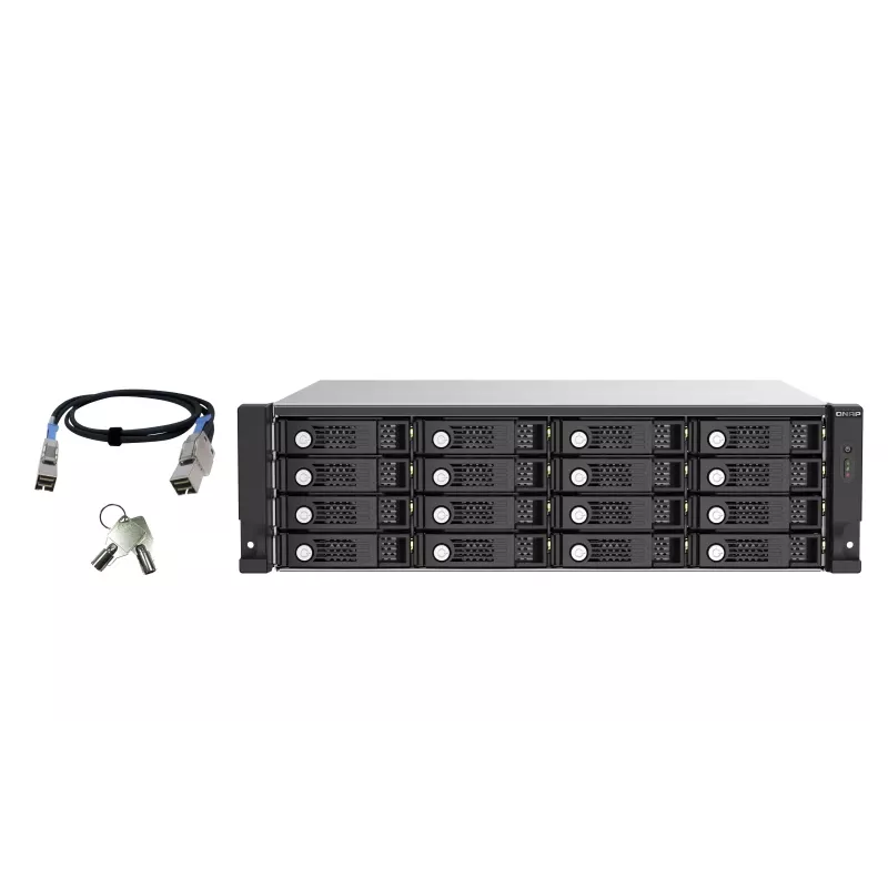 QNAP TL-R1620Sep-RP HDD korpus, must/hall 2.5/3.5 tolli