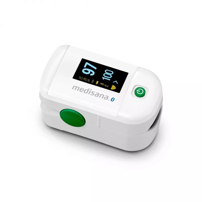 Medisana PM 100 Connect pulssoksümeeter, hall/valge