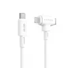 HYPER HyperJuice USB-kaabel USB 2.0 1.5 m USB C USB C/Lightning Valge