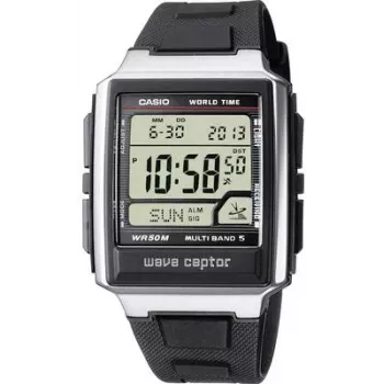Käekell CASIO WV-59E-1AVEF raadio teel juhitav, hõbedane korpus, 48,3×39×12,5 mm