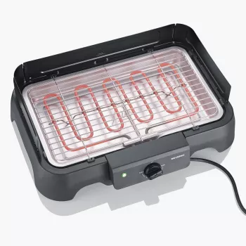 SEVERIN lauagrill PG 8593, 2000 W, ristkülikukujuline rest, must