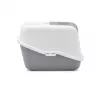 SAVIC Nestor valge-hall - kinnine kassiliivakast - 56x39x38,5 cm - 1 tk
