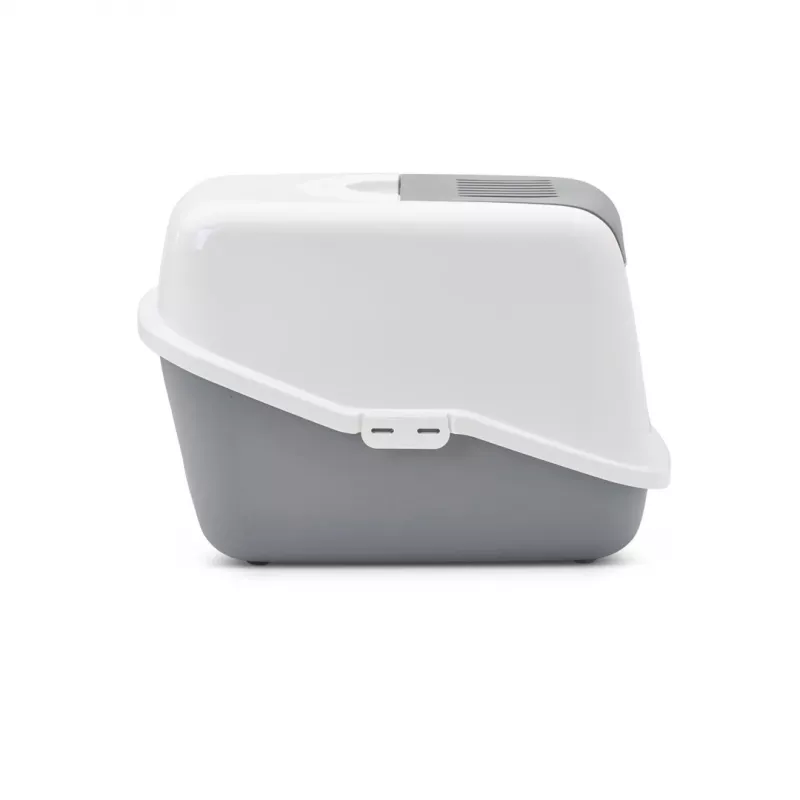 SAVIC Nestor valge-hall - kinnine kassiliivakast - 56x39x38,5 cm - 1 tk