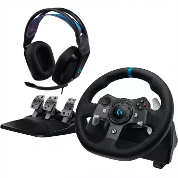 Logitech G G920 - Rooli- ja pedaalikomplekt - Juhtmega (991-000551)