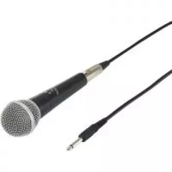 Juhtmega mikrofon Renkforce PM58B lauljatele — dünaamiline vokaalmikrofon, kardioidne suunatumnus