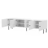 4D RTV-kapp PALAZZO BIS 201x40x60 valge matt