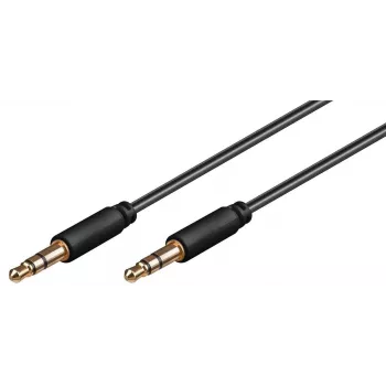 Microconnect AUDLL7 helikaabel 7 m 3,5 mm Must