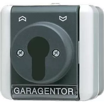 JUNG 834.18 W Electrical Switch Võtmega lüliti Must - Valge (834.18W)