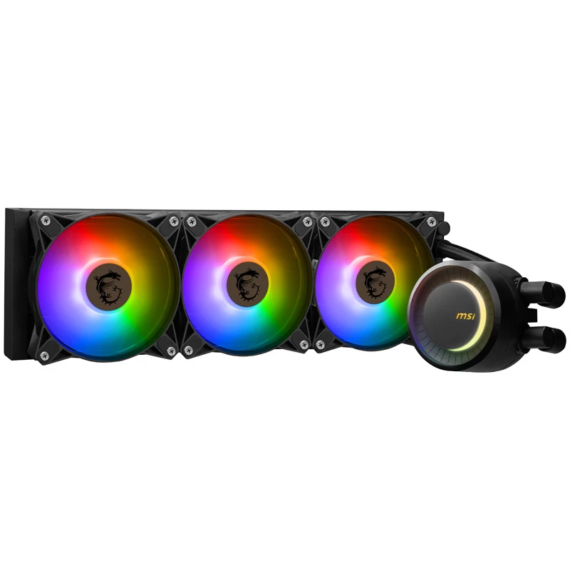 MSI MAG CORELIQUID E360 arvutijahutussüsteem Emaplaat, Protsessor Vedelikjahutuskomplekt 12 cm Must