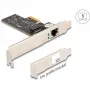 DeLOCK PCI Express x1 kaart 81260 1 x RJ45 5 Gigabit LAN RTL8126