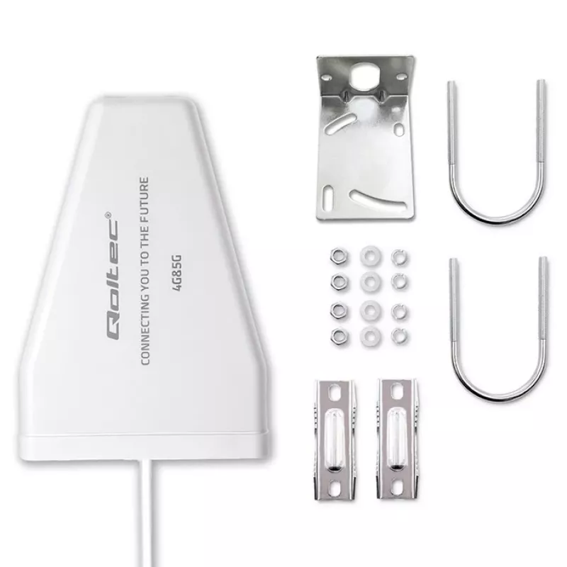 Väline 4G/5G LTE antenn QOLTEC 9 dBi, N-ema konnektor, 3 m kaabel
