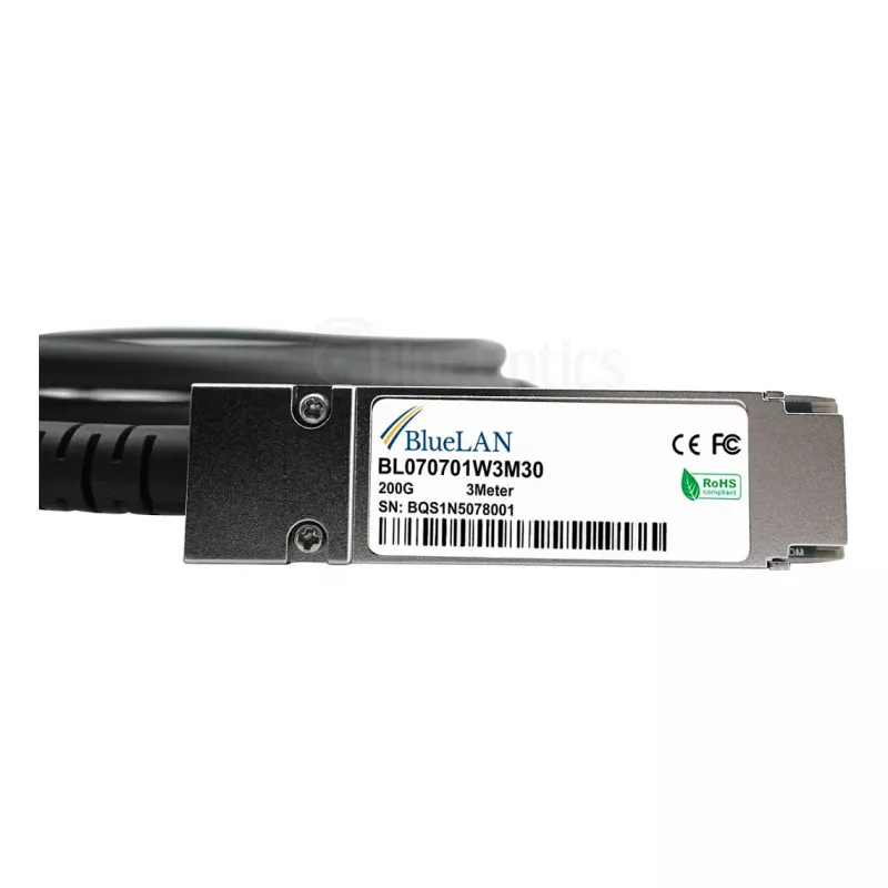 BlueOptics CBL-NTWK-0956-QSFP56-3-BL 3m QSFP56 DAC-kaabel