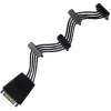SATA-kaabel Silverstone CP06-E4 0,19 m