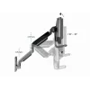 Gembird reguleeritav seinal 2-ekraani paigaldusharu 17 inch-32 inch kuni 8 kg MA-WA2-02